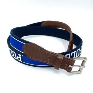 Polo Ralph Lauren Navy Blue Golf Belt Sz XL